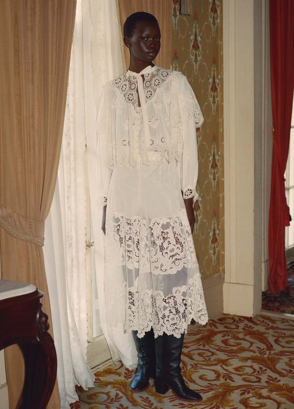 Sea NY Sofia Pants - Cream - Image 2 of 7