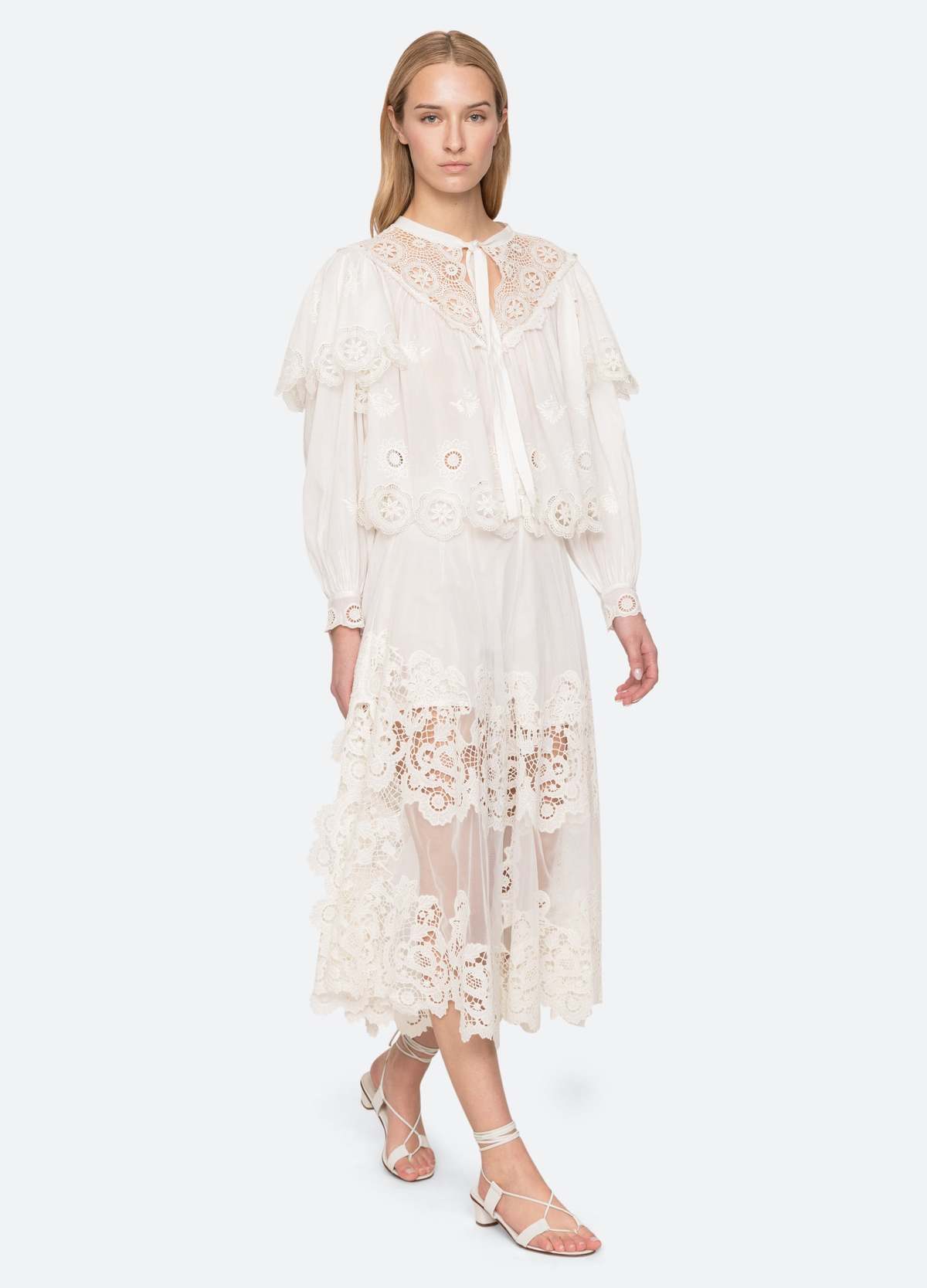 Sea NY Sofia Pants - Cream - Image 7 of 7