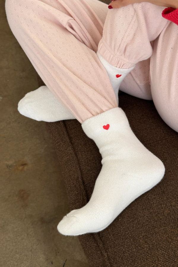 Le Bon Shoppe Embroidered Cloud Socks