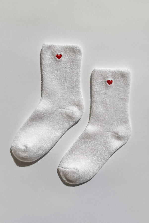 Le Bon Shoppe Embroidered Cloud Socks