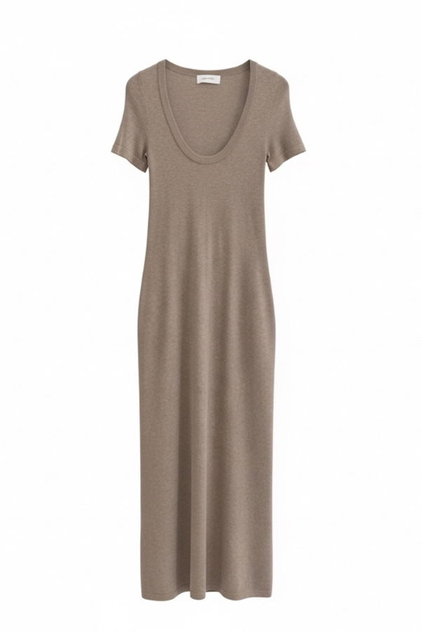 Lisa Yang Minnie Dress - Biscotti