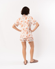 Katie Kime Poppy Pajama Shorts Set - Pink - Thumbnail 5