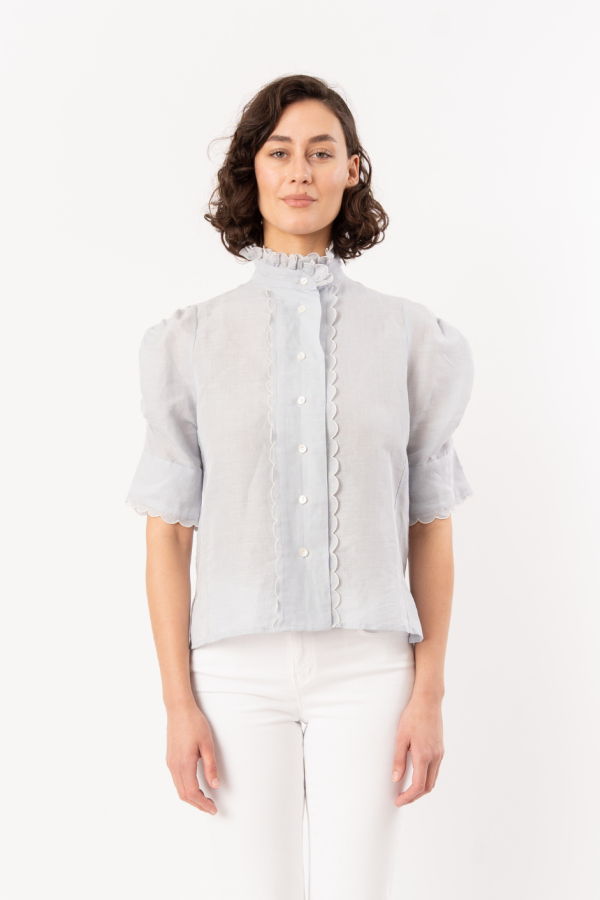 Thierry Colson Vita Blouse - Gray