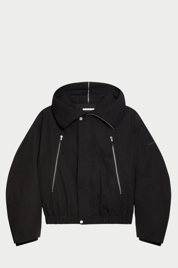 Helmut Lang Hooded Astro Bomber Performance Bomber Jacket