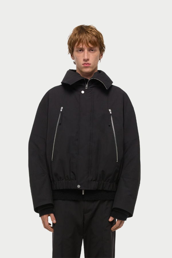 Helmut Lang Hooded Astro Bomber Performance Bomber Jacket