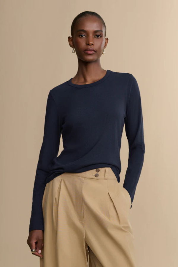 Jenni Kayne Long-Sleeve Slim Tee