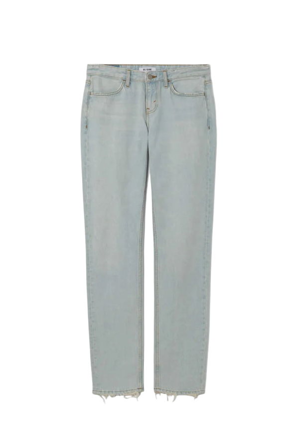 RE/DONE Snatch Back Straight Jean - Bleach Distress