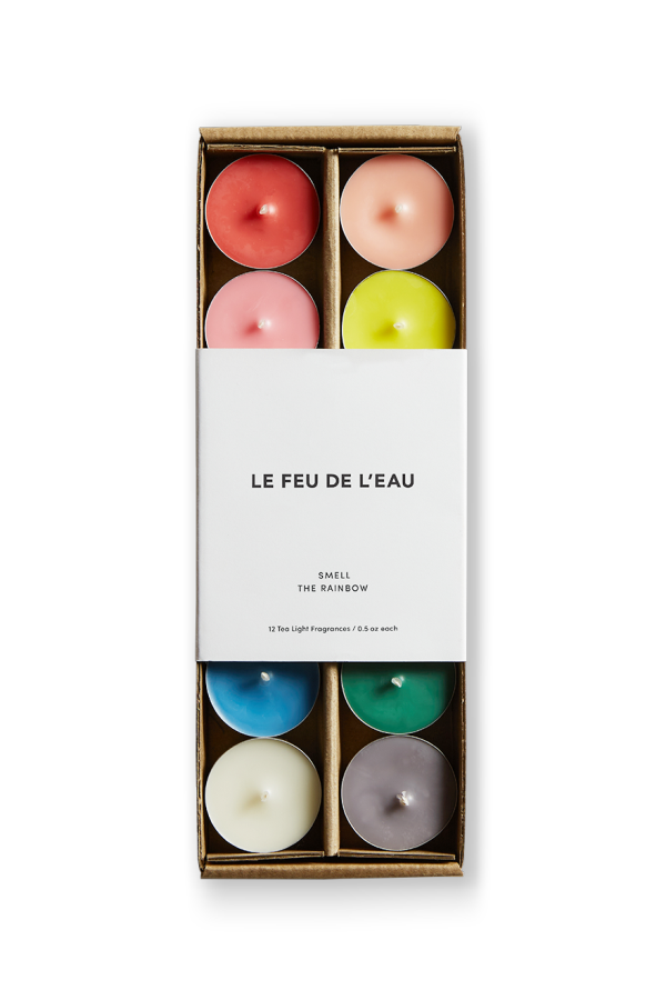 Le Feu De L'Eau Rainbow Tea Lights