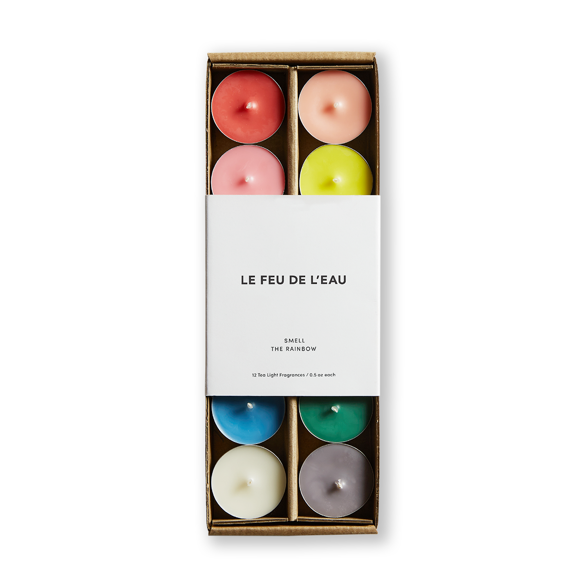 Le Feu De L'Eau Rainbow Tea Lights - Image 1 of 3
