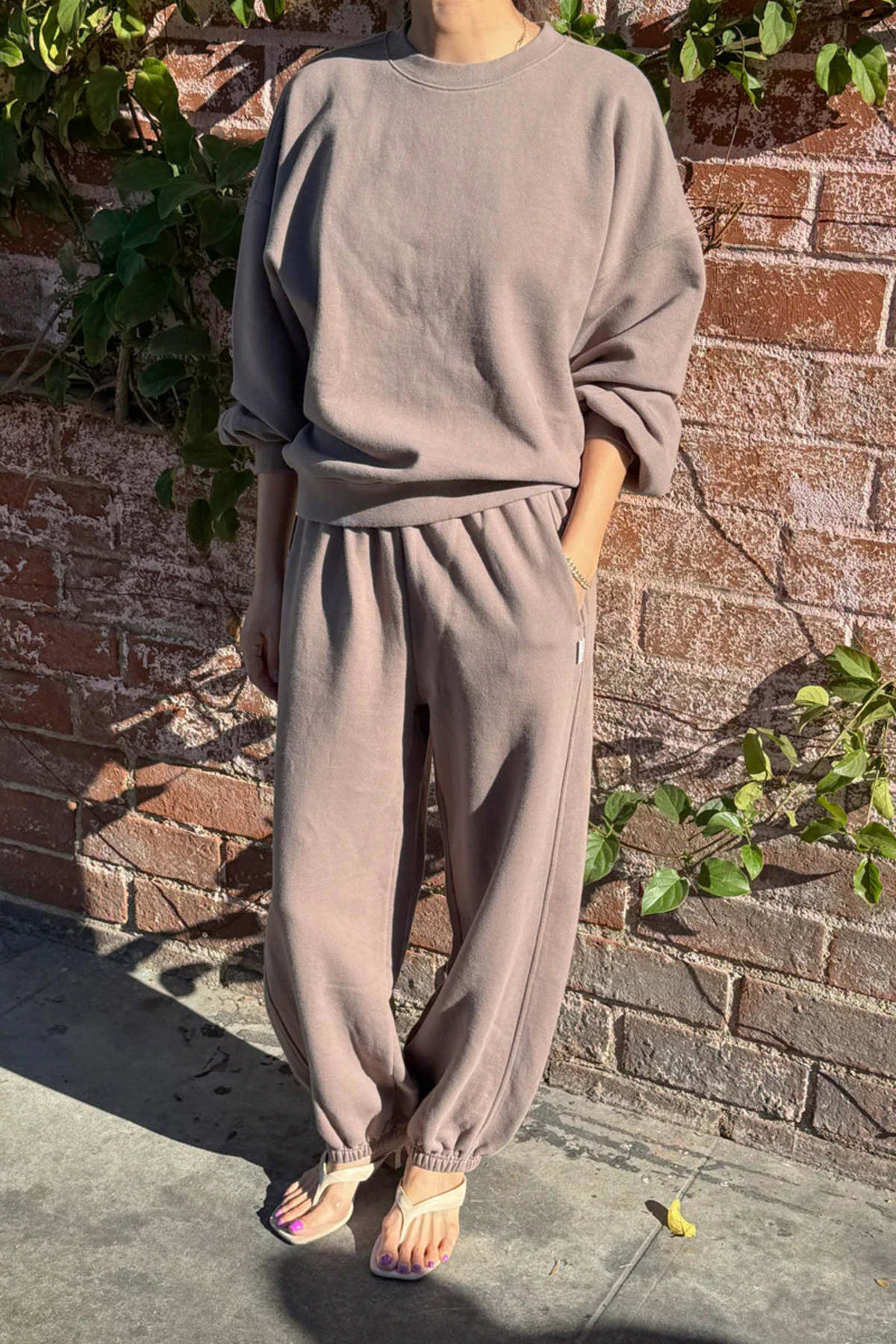 Le Bon Shoppe French Terry Core Sweatshirt - Image 4 of 4