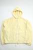 Auralee Cotton Nylon Pile Zip Parka Hoodie - Light Yellow - Thumbnail 1