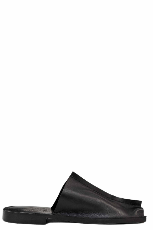 Gabriela Coll Garments No.7 Leather Open Toe Babouche - Black