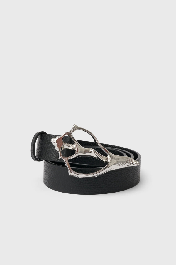 Rodebjer The Seashell Wide Pebble Leather Belt