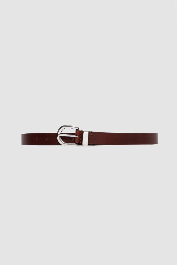 Sunflower Simple 2.5cm Belt - Brown