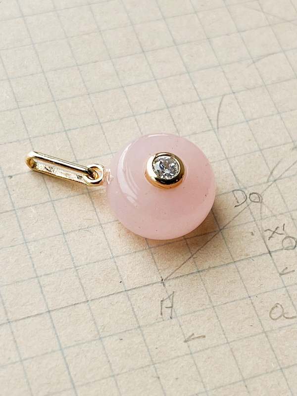 Thatch Bon Bon Pink Jade Charm Thatch Bon Bon Pink Jade Charm
