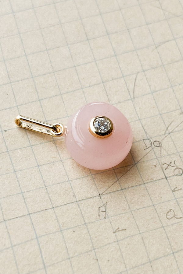 Thatch Bon Bon Pink Jade Charm