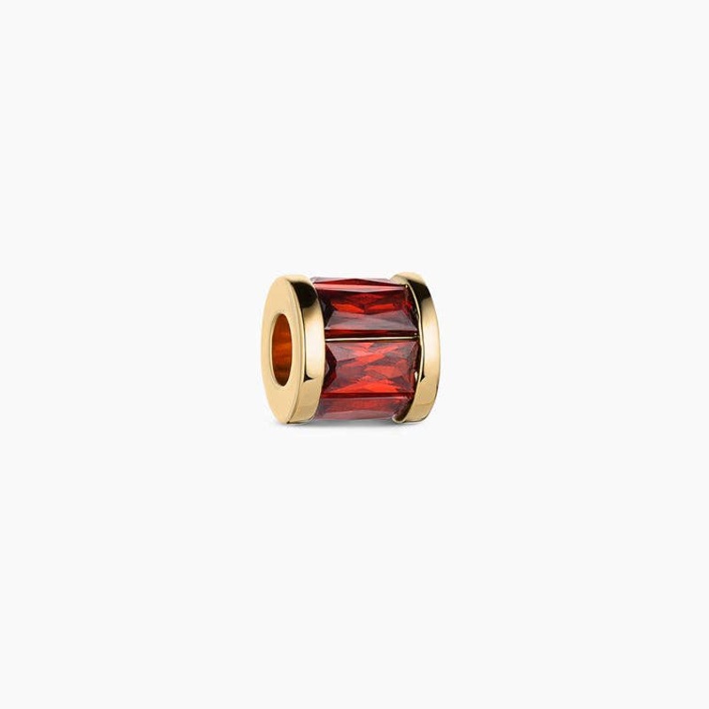 Thatch Delphin Red Bead Charm