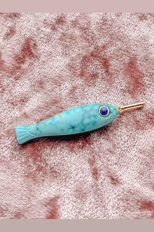 Thatch Fortuna Howlite Charm