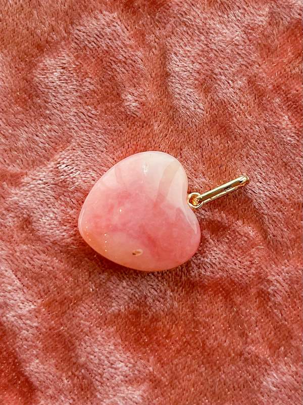 Thatch Gemma Pink Opal Charm