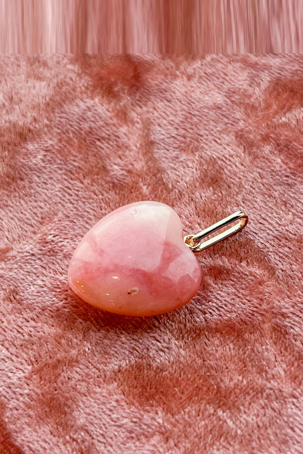 Thatch Gemma Pink Opal Charm
