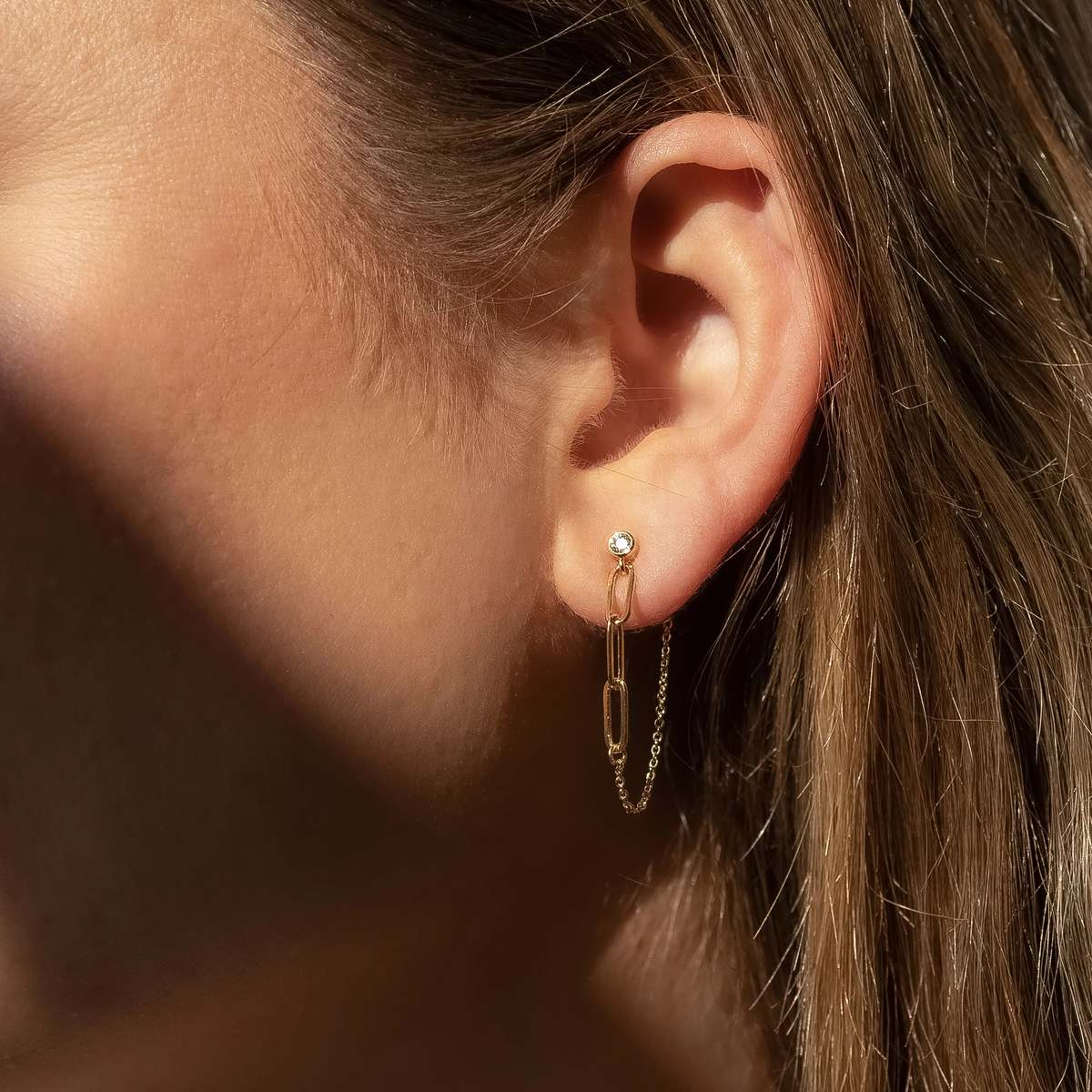 Thatch Juni Earrings - 14K Gold Plated - Image 5 of 5