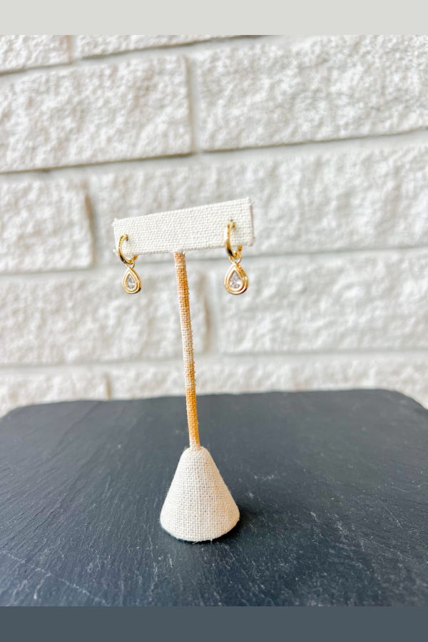 Thatch Starlet Teardrop Hoop Earrings - 14K Gold Plated