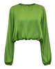 La Ligne Long Sleeve Fleur Top - Green - Thumbnail 1
