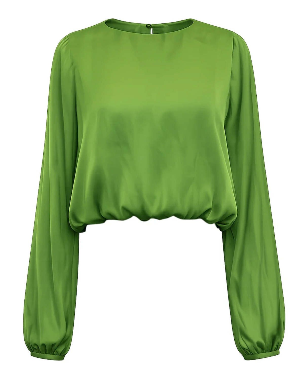 La Ligne Long Sleeve Fleur Top - Green - Image 1 of 2