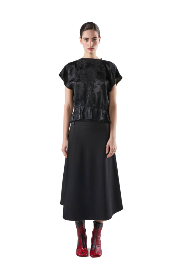 Proenza Schouler Ivy Wrap Skirt - Black