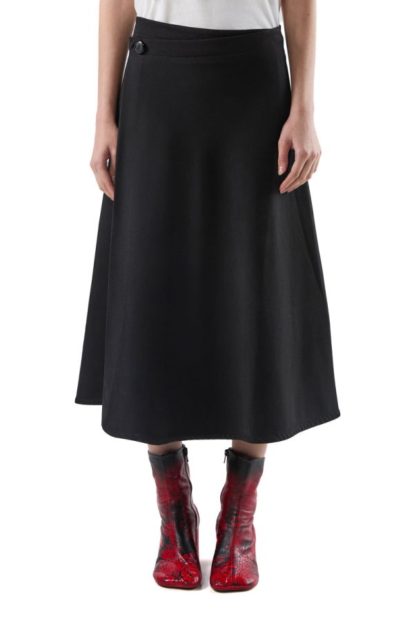 Proenza Schouler Ivy Wrap Skirt - Black