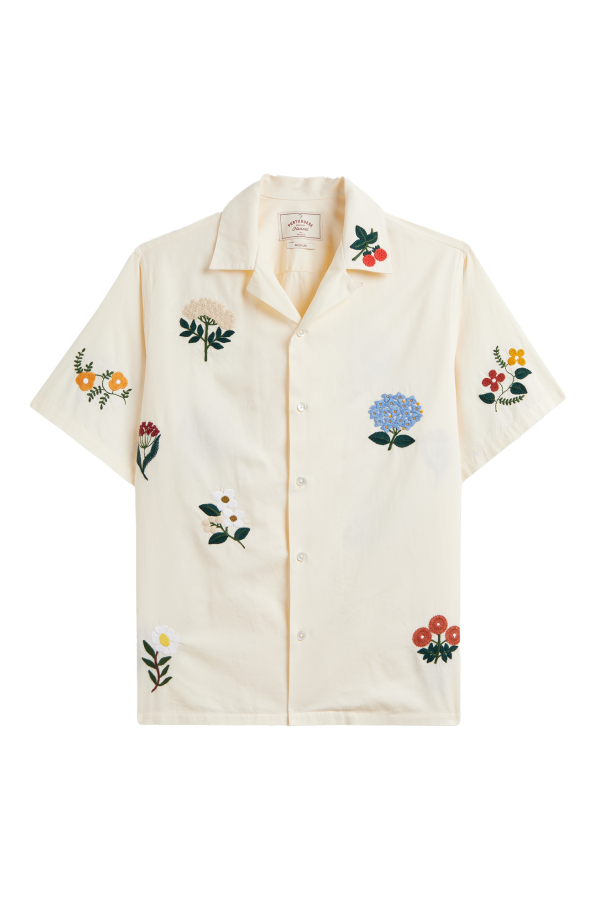 Portuguese Flannel Spring Embroidery Shirt