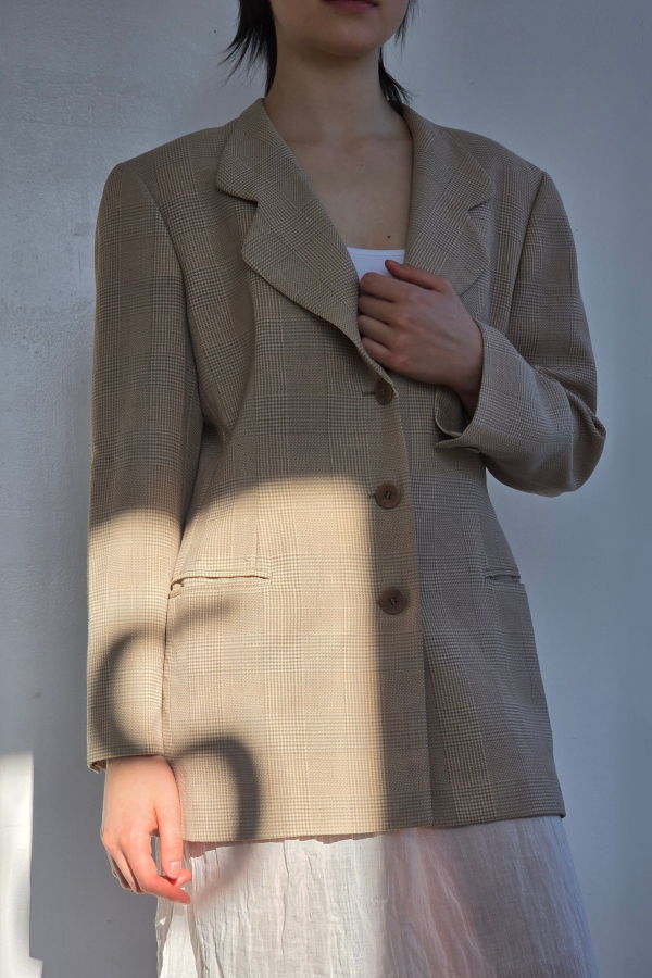 Vintage Giorgio Armani Light Wool Blazer Jacket