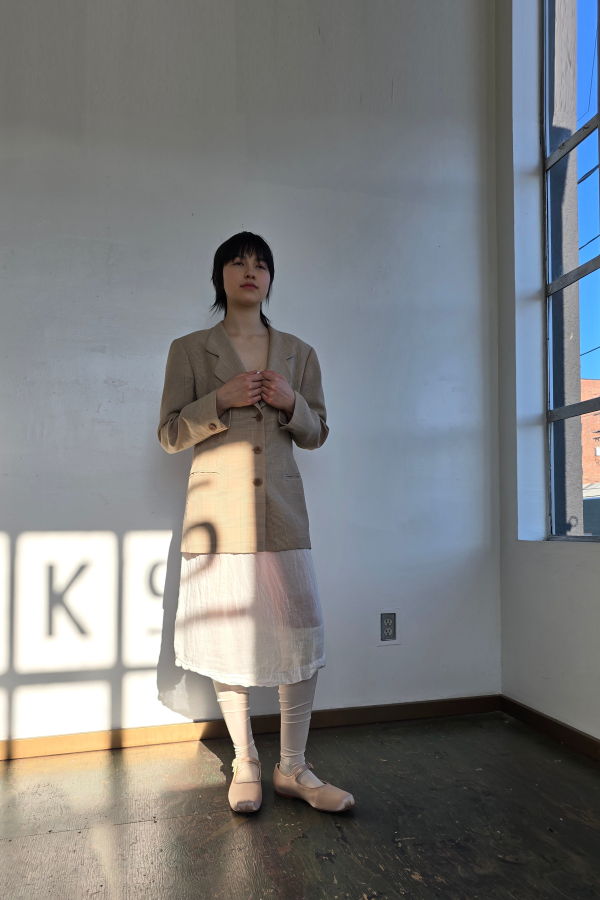 Vintage Giorgio Armani Light Wool Blazer Jacket