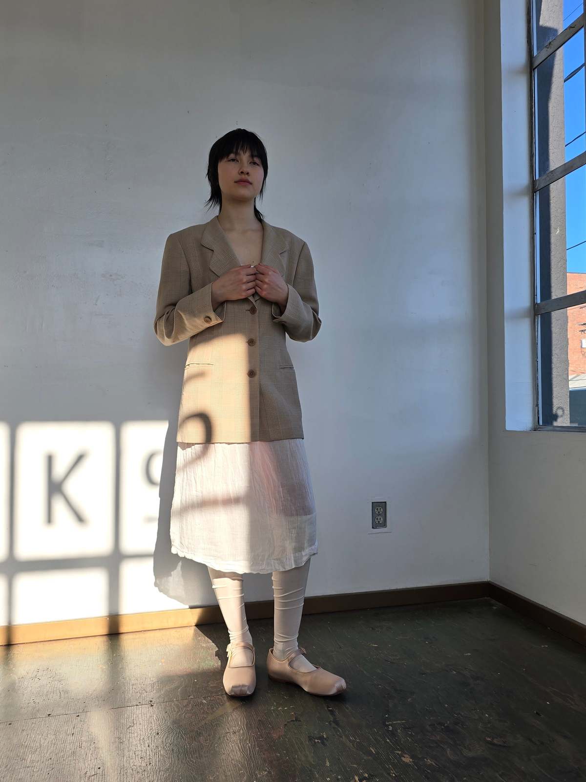 Vintage Giorgio Armani Light Wool Blazer Jacket - Image 2 of 4