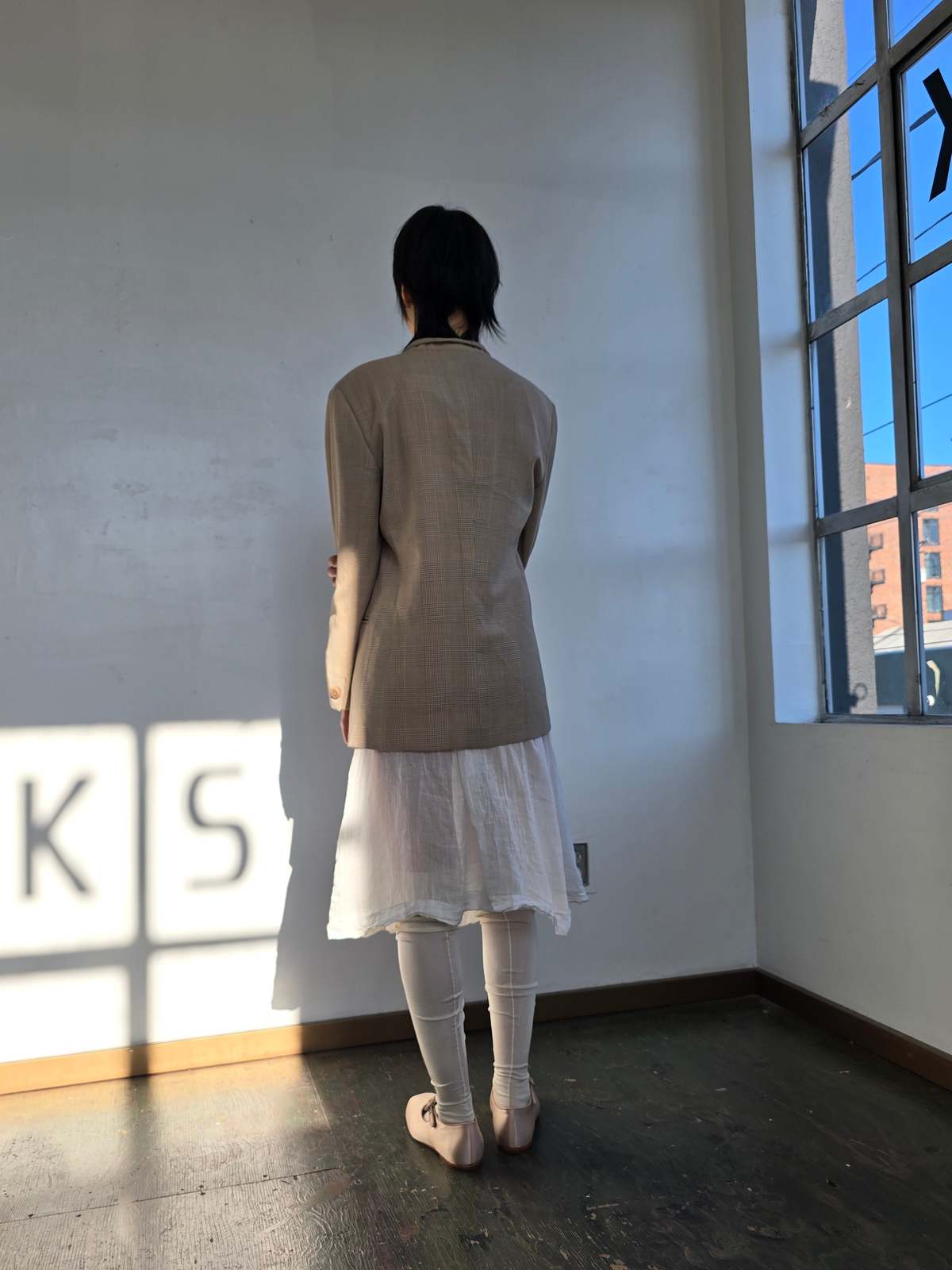 Vintage Giorgio Armani Light Wool Blazer Jacket - Image 3 of 4