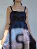 Vintage Marc Jacobs Blue Babydoll Silk Dress - Thumbnail 2
