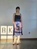 Vintage Marc Jacobs Blue Babydoll Silk Dress - Thumbnail 3