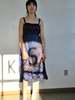 Vintage Marc Jacobs Blue Babydoll Silk Dress - Thumbnail 4