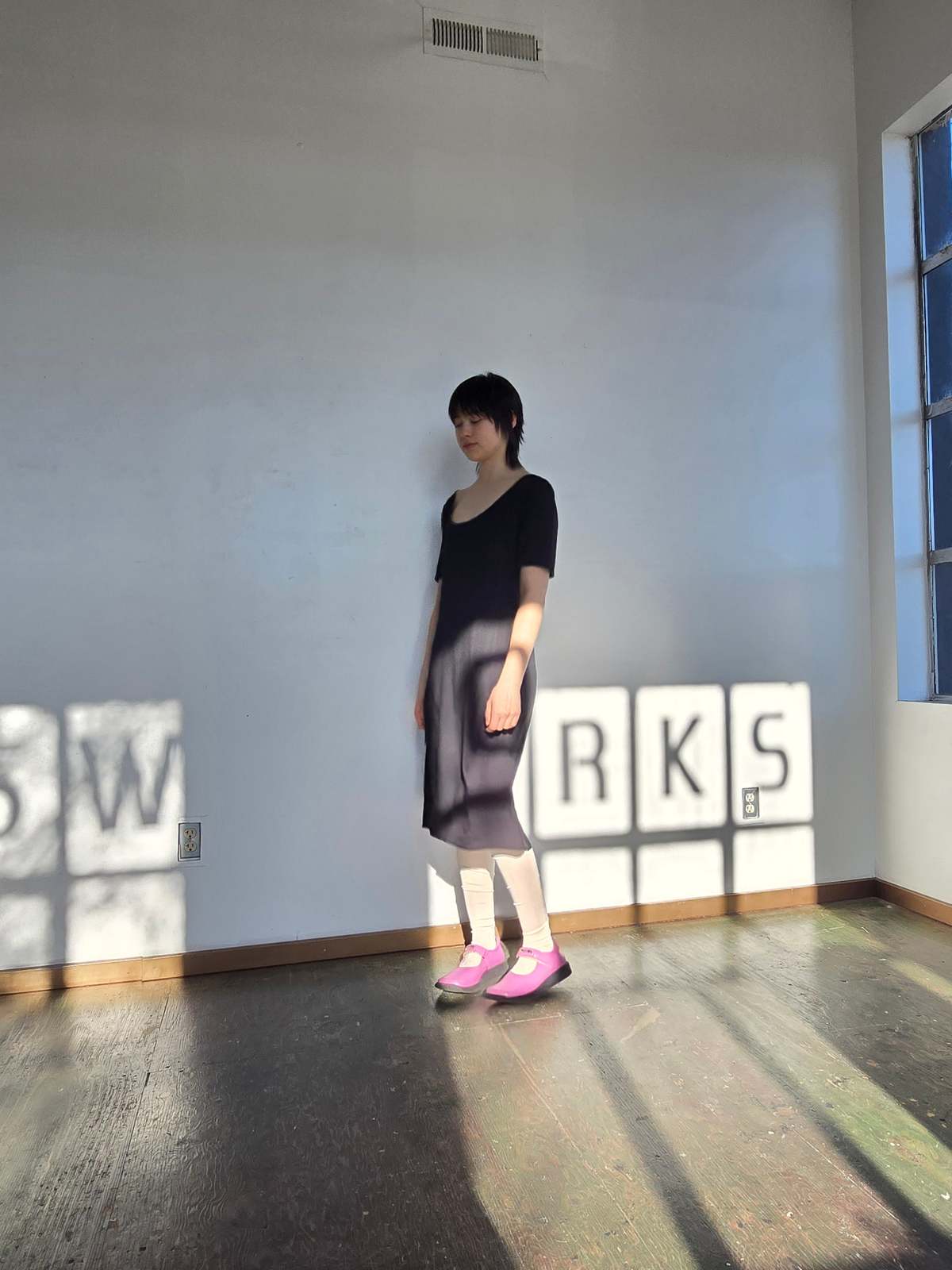 Vintage Prada Minimal Black Dress - Image 3 of 6