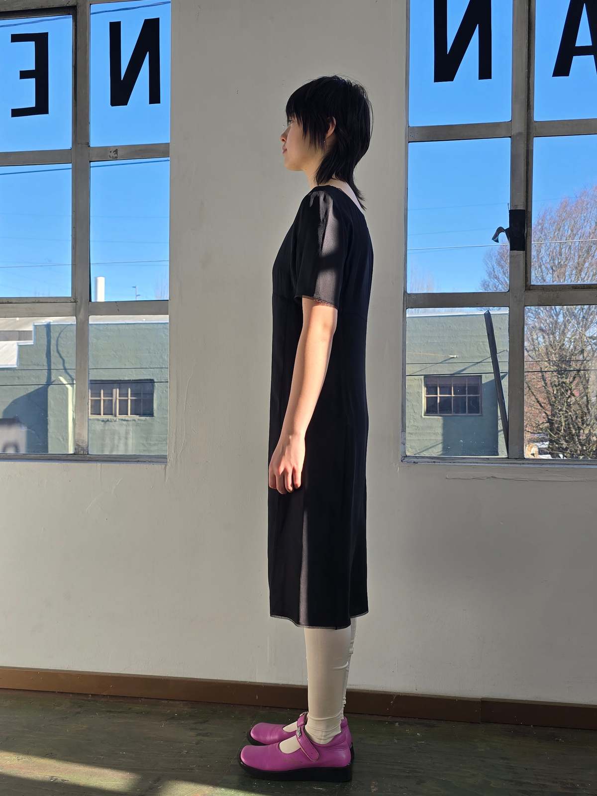 Vintage Prada Minimal Black Dress - Image 5 of 6