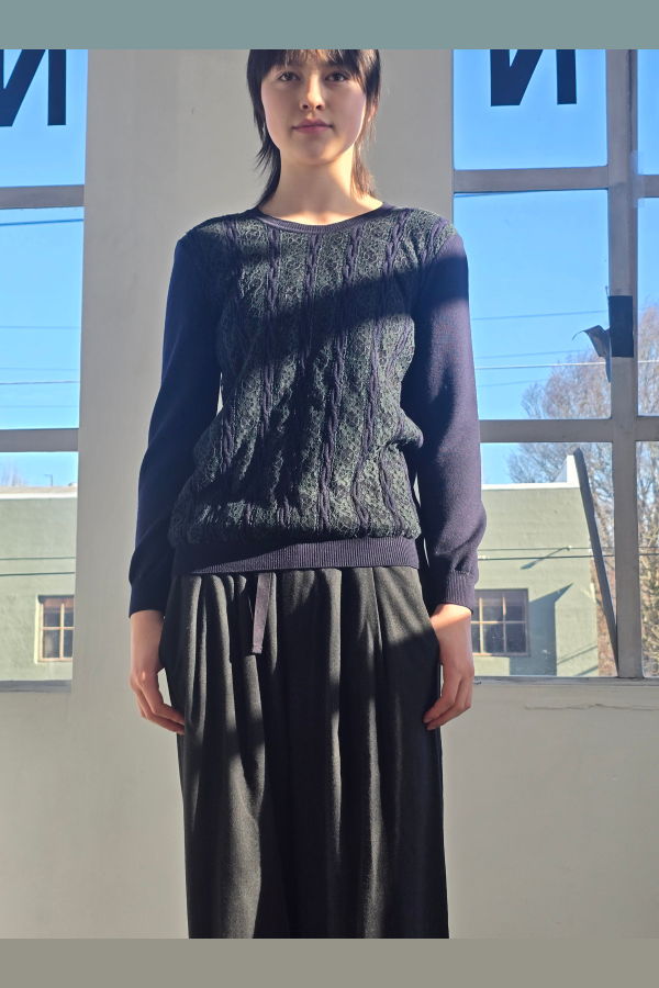 Vintage Valentino Lace Detailed Sweater