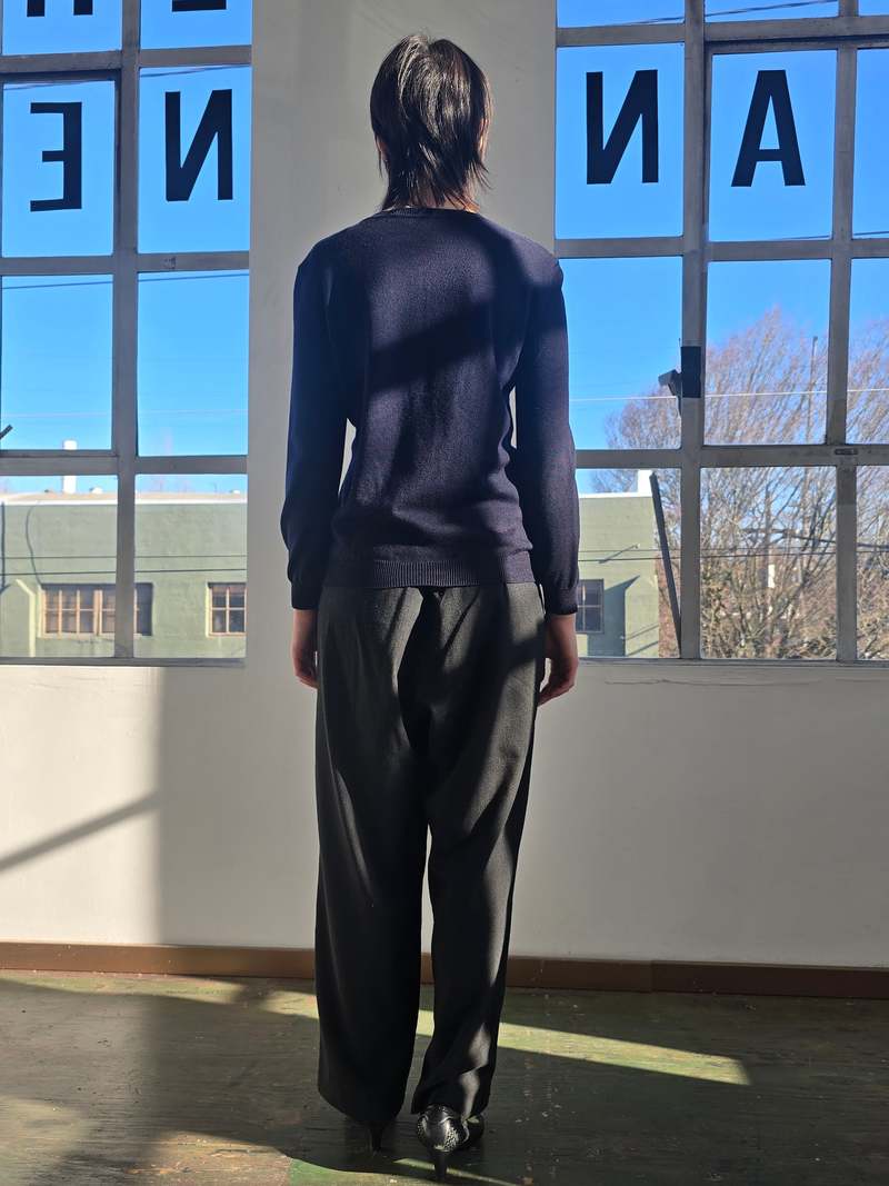 Vintage Valentino Lace Detailed Sweater