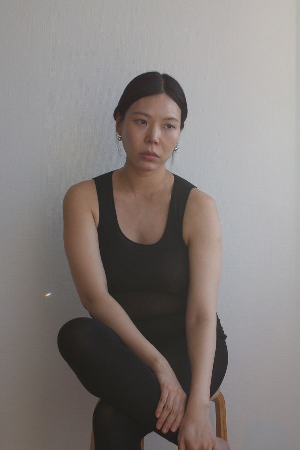 Annika Inez Ellipse Earrings - Silver