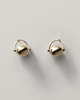 Annika Inez Ellipse Earrings - Silver - Thumbnail 3