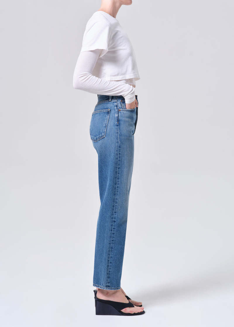 AGOLDE 90's Pinch Waist High Rise Straight Jeans