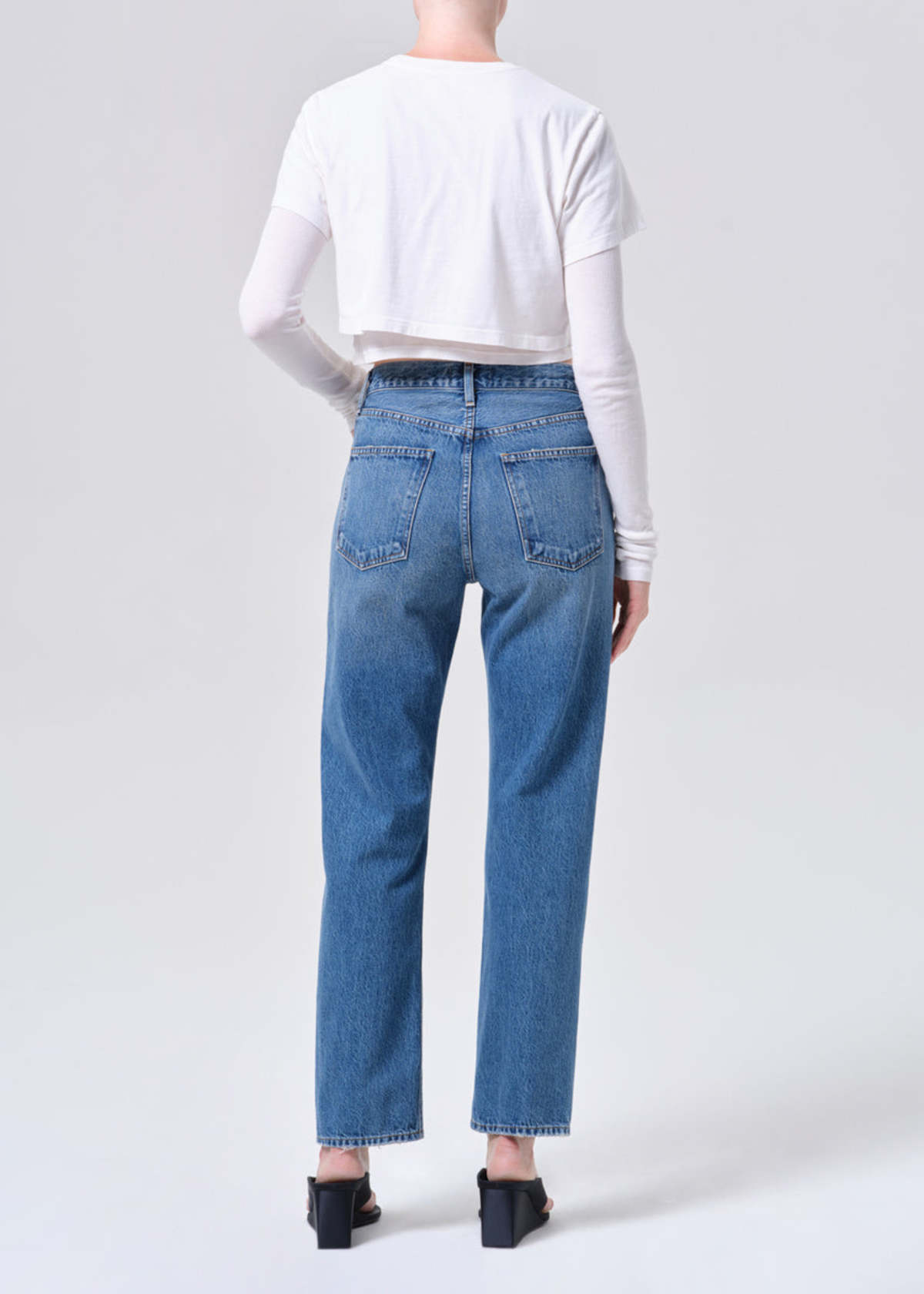 AGOLDE 90's Pinch Waist High Rise Straight Jeans - Image 5 of 10