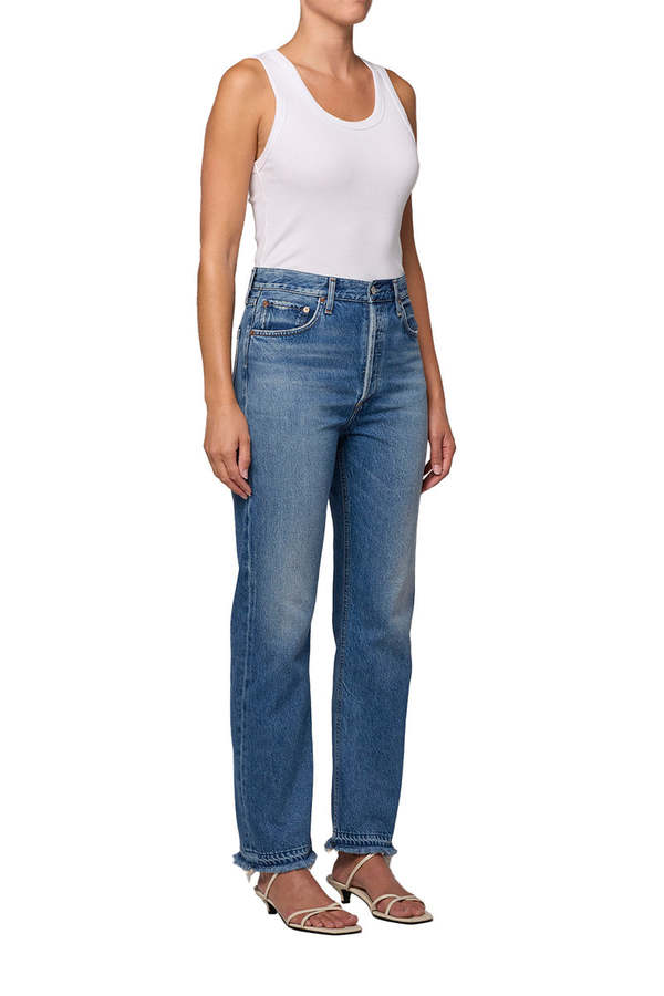 AGOLDE 90's Pinch Waist High Rise Straight Jeans