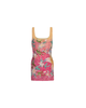 LA FUORI Fleur Mini Dress - Pink Multi - Thumbnail 1