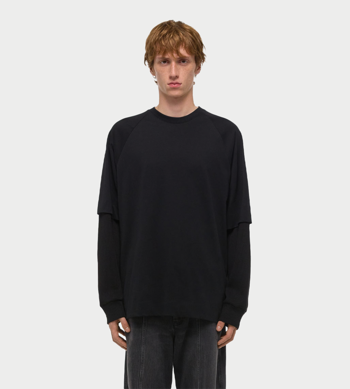 Helmut Lang Double-Layered Waffle Top - Image 2 of 7