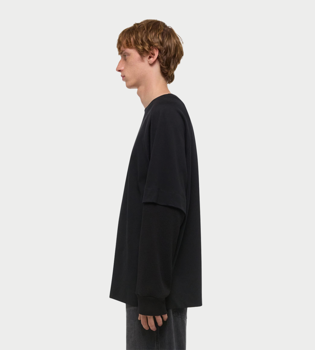 Helmut Lang Double-Layered Waffle Top - Image 3 of 7